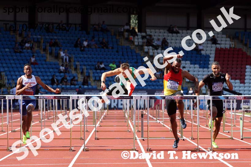 Mens 110 metres hurdles, British World Championship Team Trials, Alexander Stadium, Birmingham